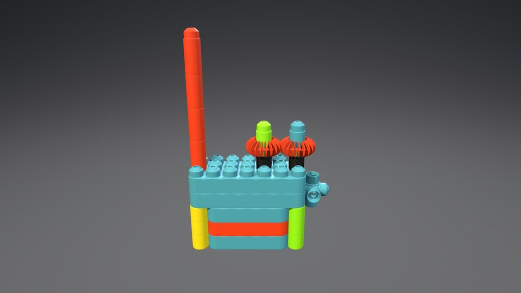 Radio PolyM - 3D model by DiNDesign [773aefe] - Sketchfab