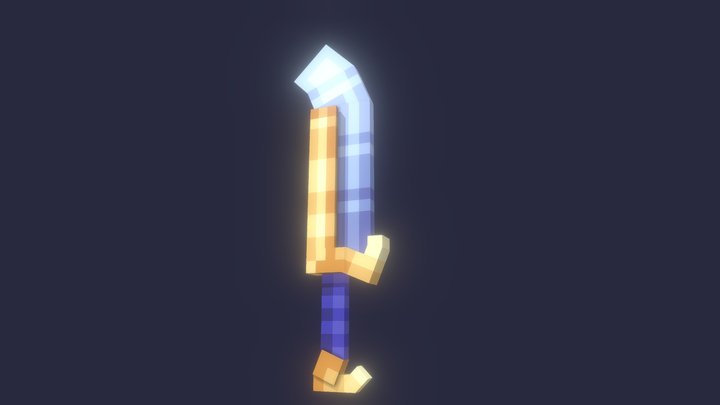 sword_gold 3D Model