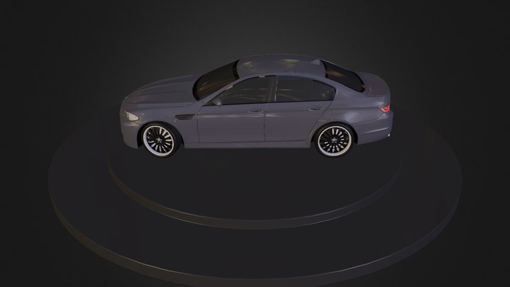 2012 BMW 5er Modell 3D Model
