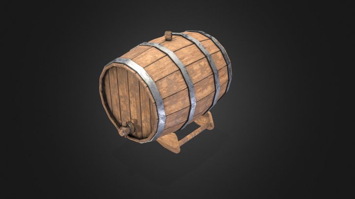 бочка | barrel 3D Model