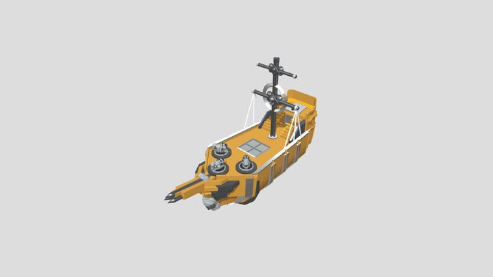 Eldritch Pirate Ship – Free 3D Model STL