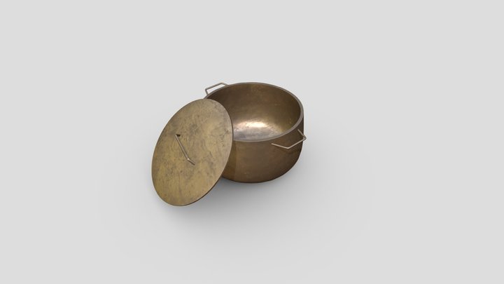 copper pot 3D Model