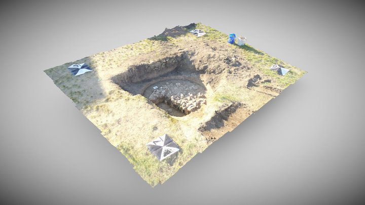 41KF744_Burned Rock Midden_V2 3D Model