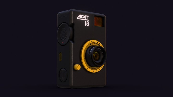 Agat 18 Analog-camera 3D Model