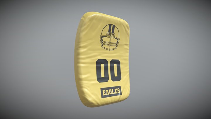 Football (American) Curved Shield – Modèle 3D gratuit STL