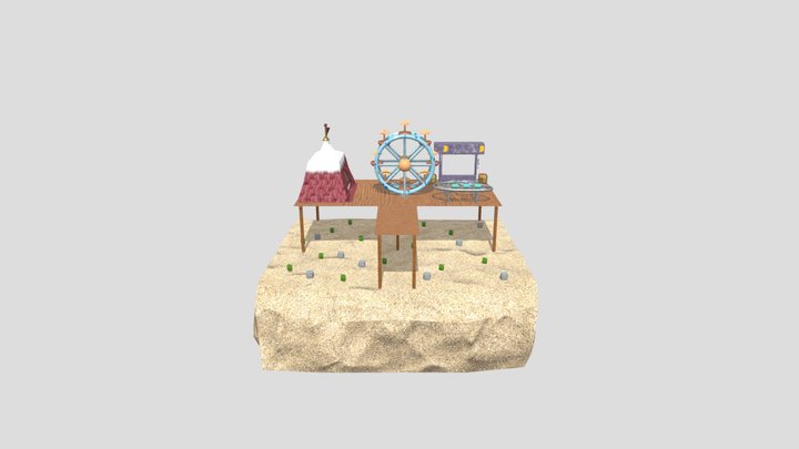 Diorama_VanessaAguero 3D Model