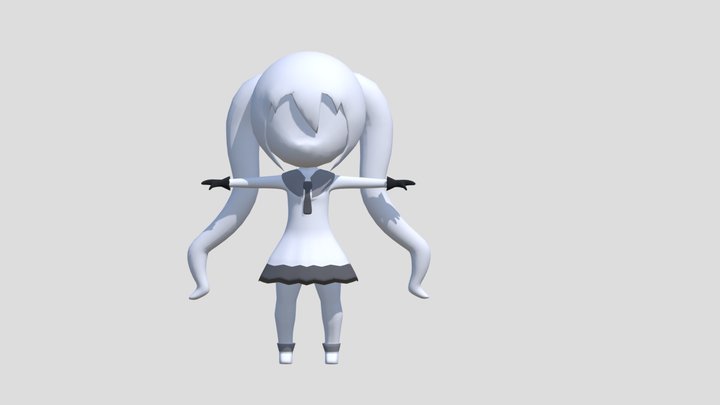 chibi miku 3D Model