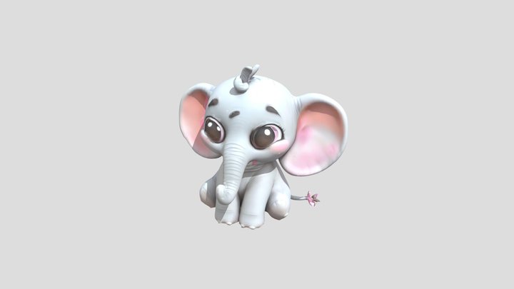 Elephant Sweetie 3D Model