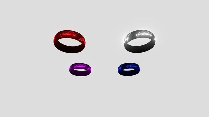 Rings of Power 3D Model