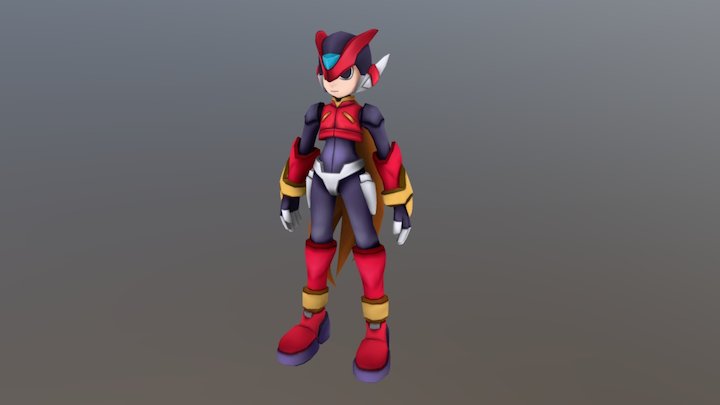 Zero - Megaman Zero [WIP] 3D Model
