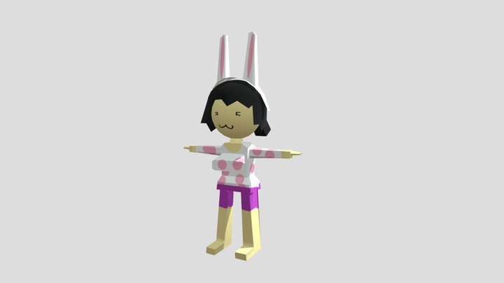 Bunny girl 3D Model