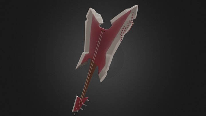 WoW Guitar Axe 3D Model