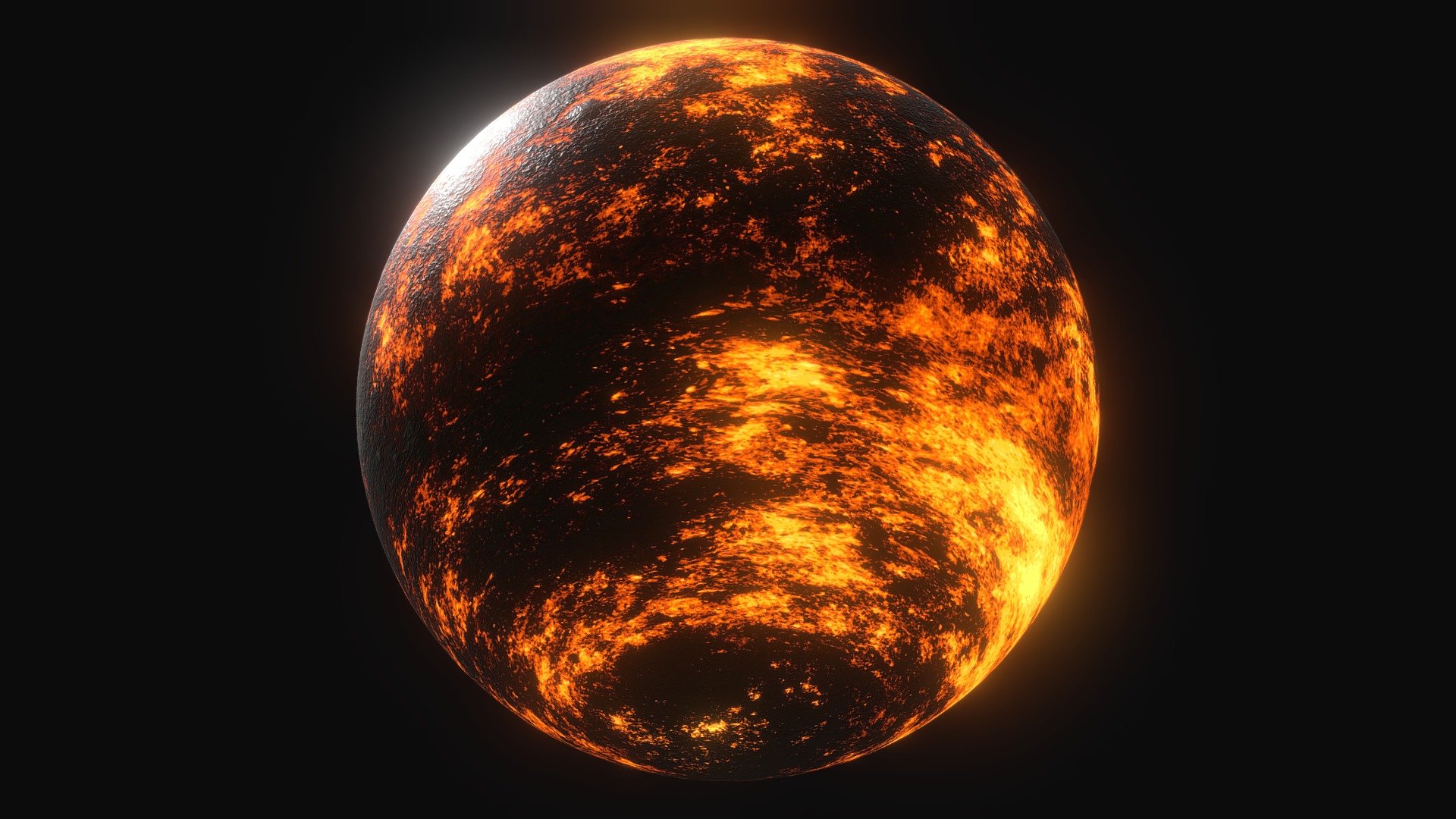 Lava Planet 03 - PBR - Buy Royalty Free 3D model by trimitek [7743cf9 ...