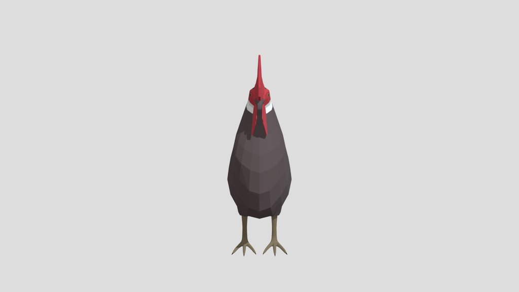 Low Poly Rooster