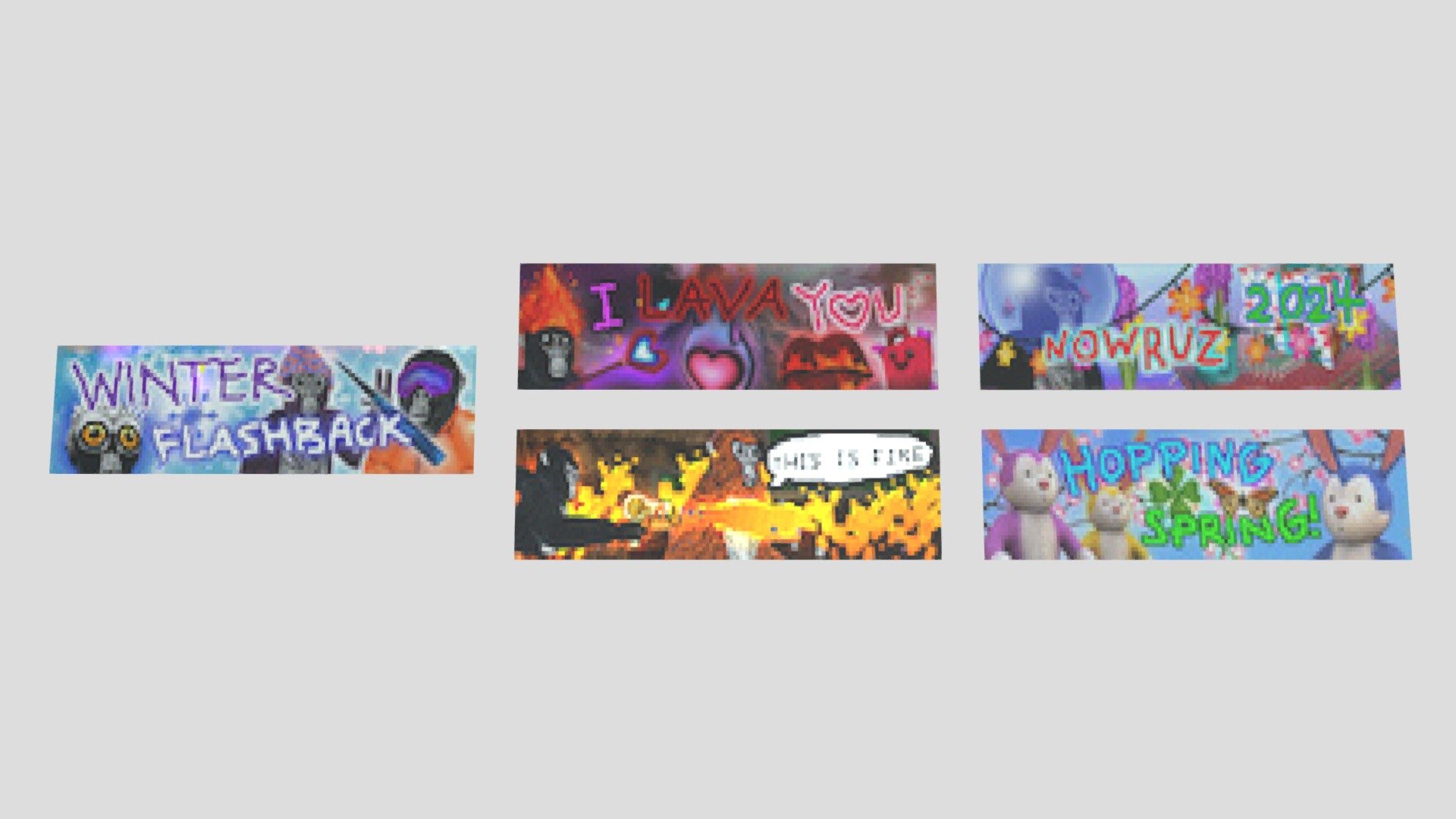 Gorilla Tag Update Banners Part 2 Download Free 3D model by