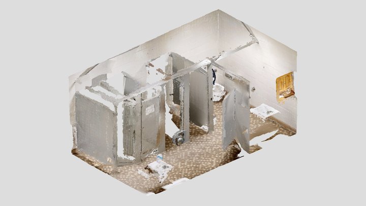 Toilet Partition - Pointcloud 3D Model