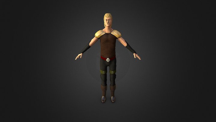 Personagem Imark Alddon'da 3D Model