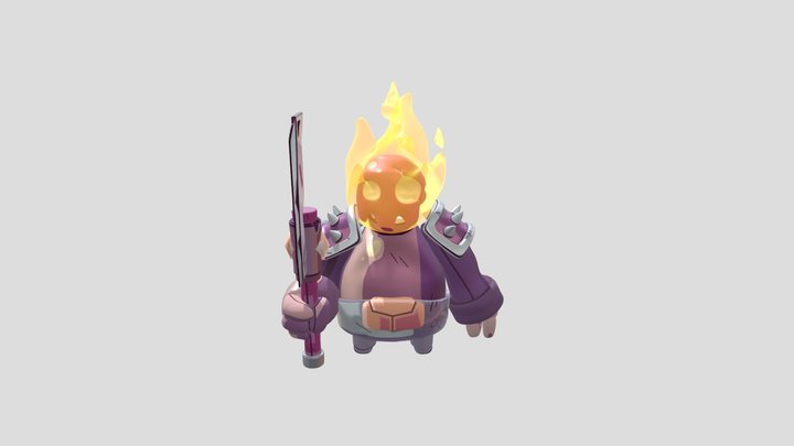 Skull-Knight 3D Model