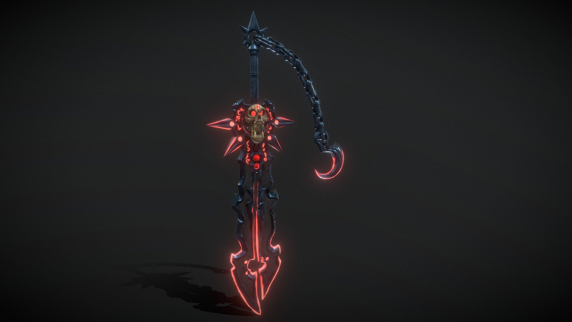 Stylized Demon Sword - 3D model by MagicHorizon (@CalangoTech) [7747575 ...