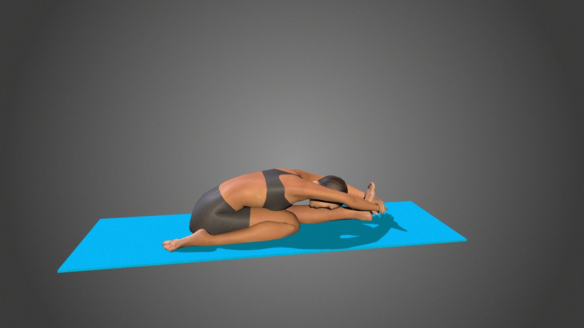 Yoga Pose Triang Mukaikapada Paschimottanasana