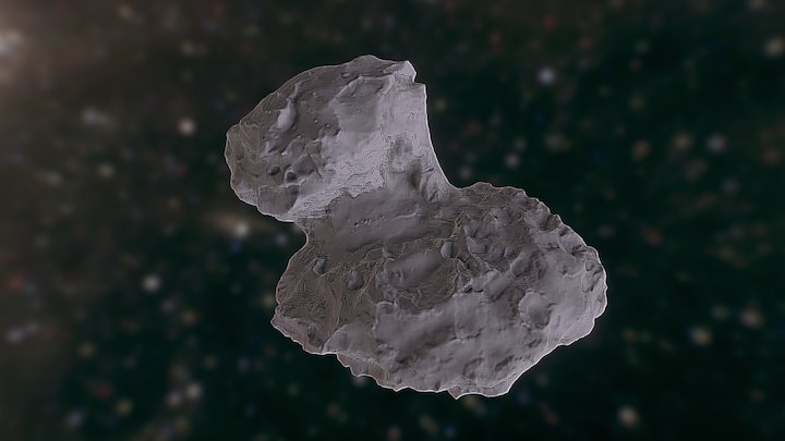 ESA Rosetta comet 3D Model