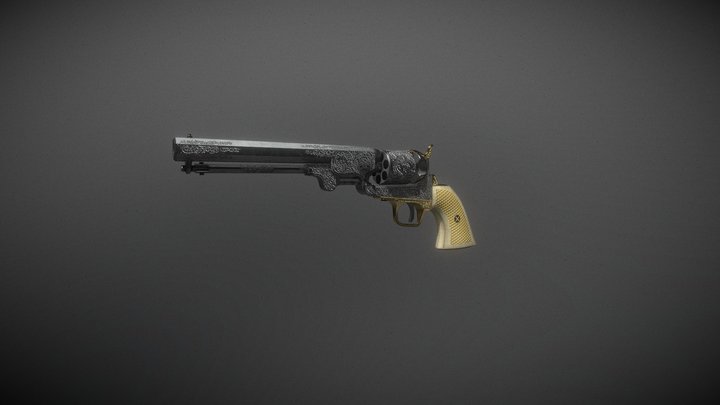 Revolver 3D Model