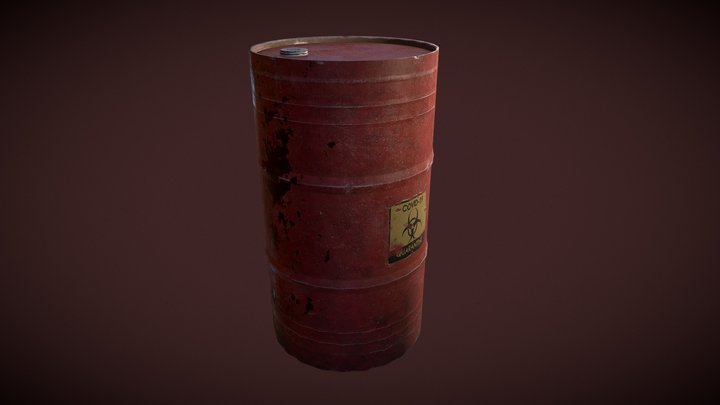 iron barrel 3D Model