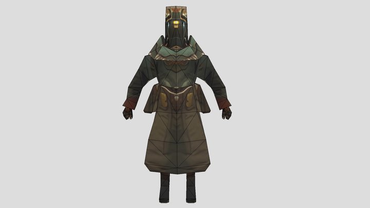 Low Poly Knight / Soldier 3D Model