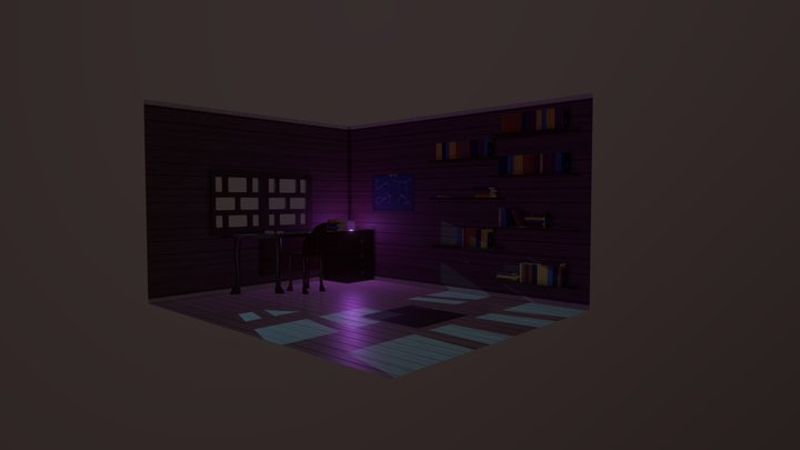 Midnight study 3D Model