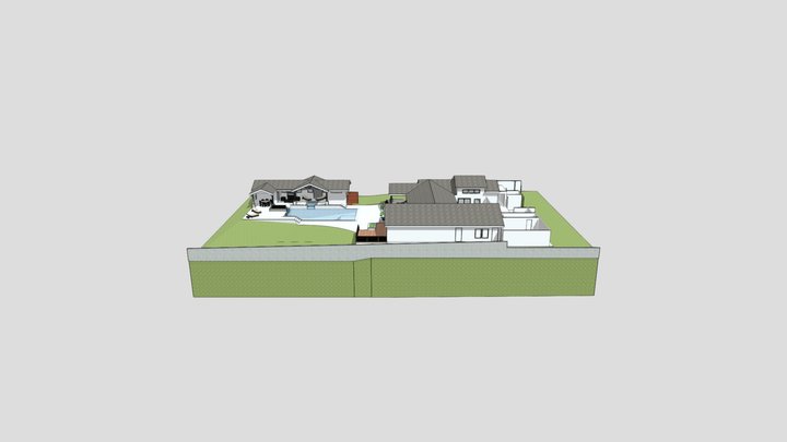 Pool house 3D Model