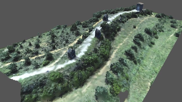 Chemin de croix - Gignac 3D Model
