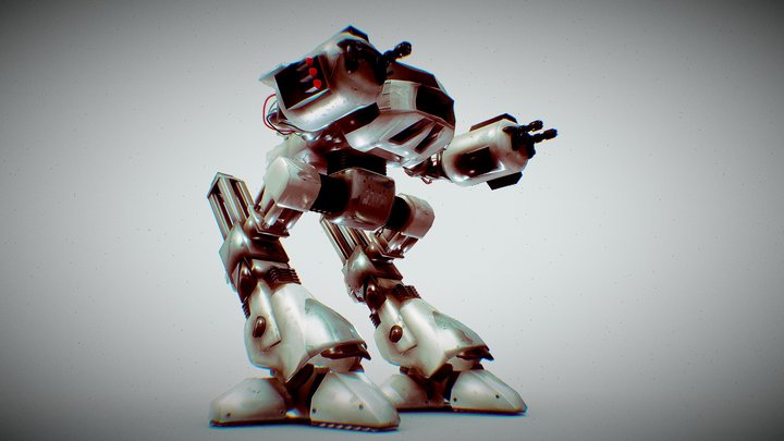 ED209_Robocop 3D Model