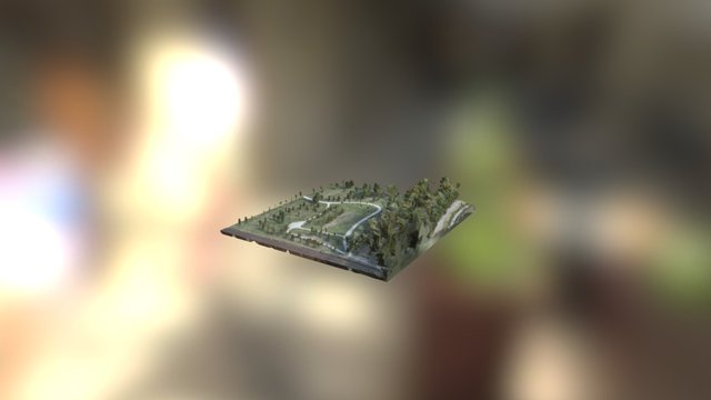 Test rilievo parco 3D Model