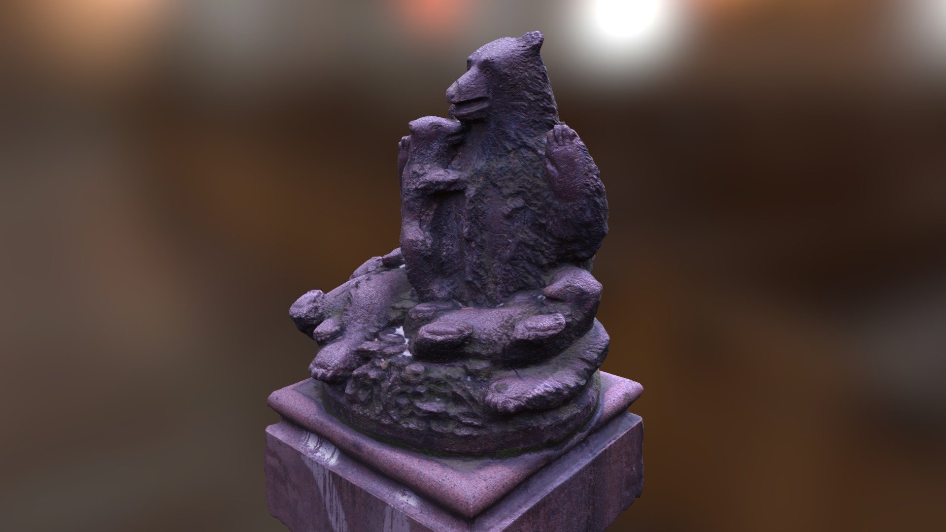 Bear statue