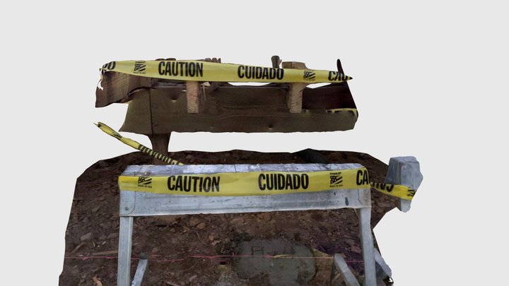 Caution tape 3 3D Model