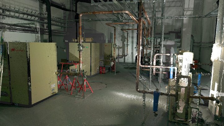Mechanical Room 3D Model