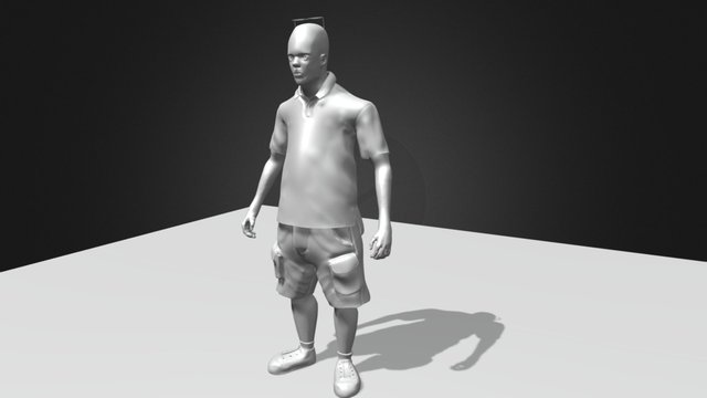 WIP -- My first Character 3D Model
