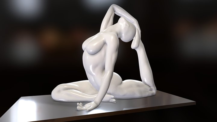 MANIQUI Han s & Bo odt - Yoga collection (TRIPO) – Gratis 3D-model STL