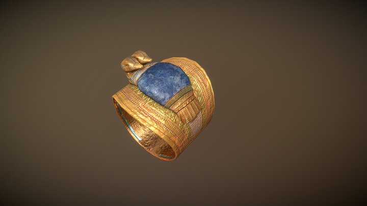 Egyptian ring 3D Model