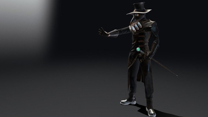 Plague Doctor 3D Model