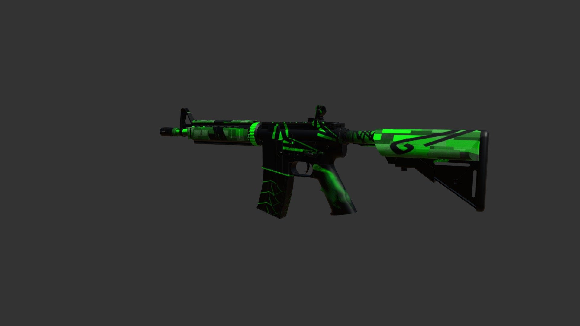 M4A4 (CS:GO) | Regen - 3D model by lendasgamer1 [77522f8] - Sketchfab