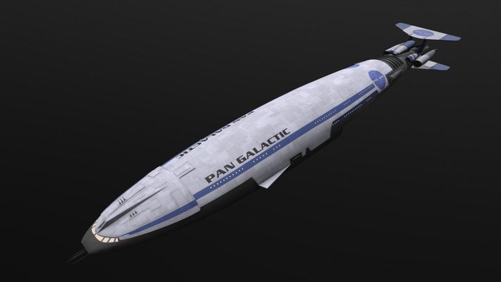 Battlestar Galactica - Caprica Clipper 3D Model