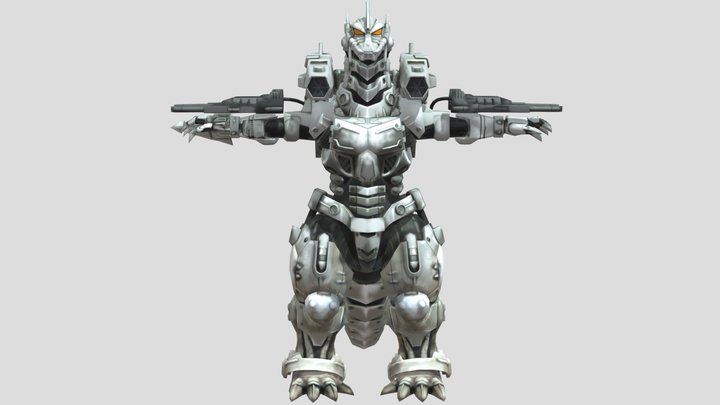Kiryu - Millennium Mechagodzilla - Godzilla PS3 3D Model