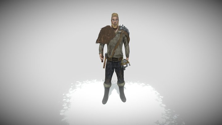 Viking Character AS3 3D Model
