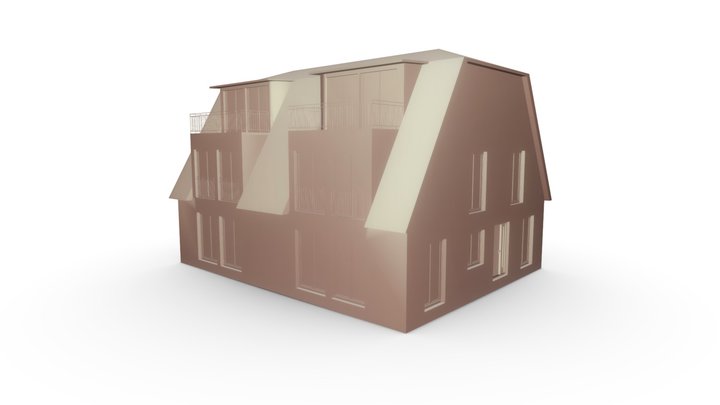 Architektur Visualisierung Rohbau 3D Model