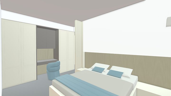 ANSEDONIA_3D_LETTO 3D Model