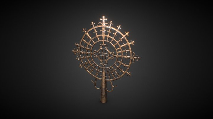 Ethiopian cross 2 3D Model