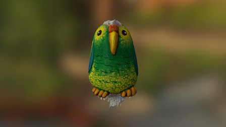 Bird Bank 3D Model