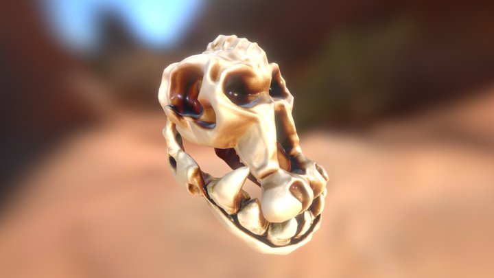 Kaiju Skull 3D Model