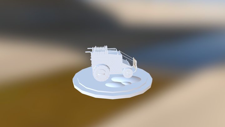 Skater Cart 3D Model
